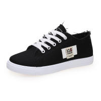 Zapatos De Lona Para Mujer Nuevos Zapatillas Deportivas Blancas Planas Estudiantes Verano Antideslizantes Talla True - details 3