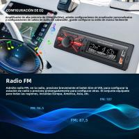 Reproductor Multimedia Para Coche 1 Din Con Bluetooth FM Radio MP3 USB Soporte De Carga De Teléfono AUX EQ Universal Para VW Honda Toyota - details 5
