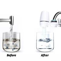 Filtro purificador de agua, para grifo, con 7 capas, sistema de filtración ,elimina las impuridades , purificador del agua de salida dual ,montaje grifo - details 1