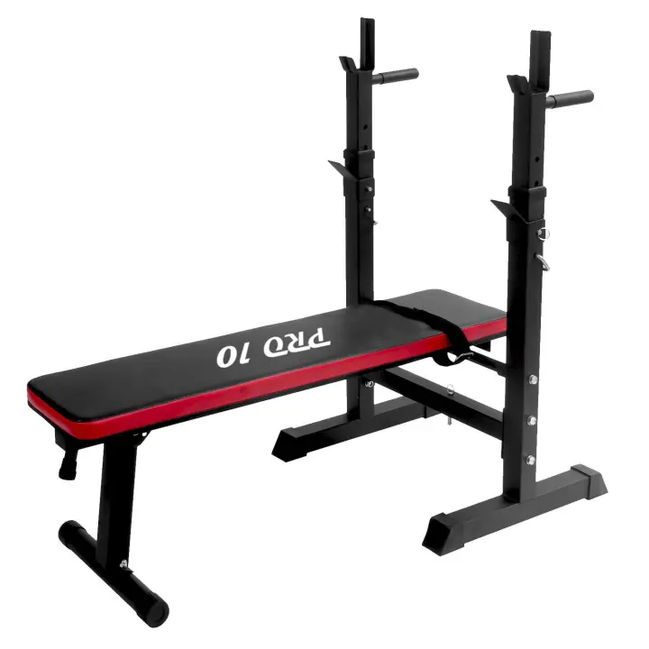 Banco de Musculación Plegable Pro10 ES-544 Fit-Force, Multifunción y Práctico - 1