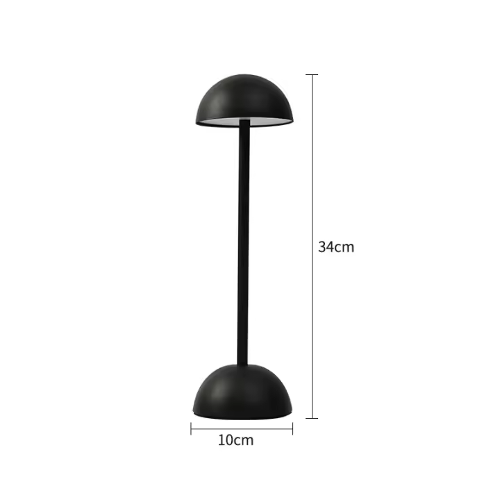 Lámpara De Mesa LED Nordica En Forma De Setas Con Sensor Táctil Y Carga USB Para Decoración De Dormitorio Estudio Luz Nocturna Y Bedside - 1