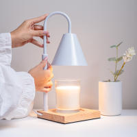 Flamingueo Lampara Vela Lampara Mesita Noche Lámpara para Velas con Temporizador Intensidad Regulable Lampara Calienta Velas Calentador Velas - details 5