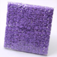 144pcs Flores De Terciopelo Mini Rosa Pe Para Boda Decoración De Hogar Scrapbooking DIY Coronas Artificiales Flores 2cm - details 15