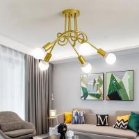 Lámpara De Araña Moderna Para Decoración Del Hogar Iluminación Sencilla Para Dormitorio Comedor Y Sala De Estar Montaje Directo - details 3