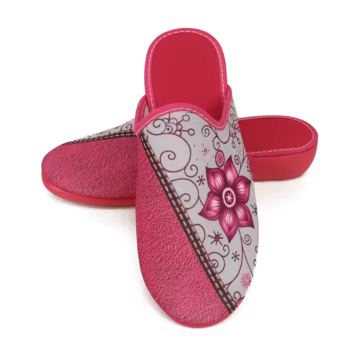 Zapatillas de Casa Mujer Verano Primavera, Zapatos Mujer Comodos Sublimacion Antideslizante Cuña Punta Cerrada Anatómica Fabricado en España Talla 35-41 - 1
