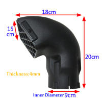 Air Ram Snorkel Head Top 3.5'' Reemplazo Para Toyoda Land Cruiser Hercules Tacoma Ford Montado Policia Material LLDPE - details 4