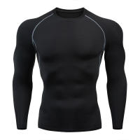 Camiseta De Running Para Hombre Camiseta De Deporte Compresión Rápida Secado Entrenamiento En El Gimnasio Jersey De Deporte - details 2