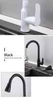 Grifo De Cocina Extensor Con Ajuste Tridimensional Escobilla Fuerte 360° Giratorio Frother Showers Para El Hogar Y La Cocina - details 5