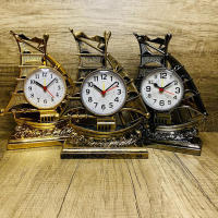 Reloj De Mesa Decorativo Con Figura De Navegación Reloj De Alarma Para Cocina Dormitorio Oficina Sala De Estar Adecuado Para Niños Estilo Retro - details 0