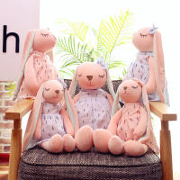 Muñeco De Peluche Conejo Lindo De 45CM/18 Pulgadas Juguete Para Bebés Muñeco De Soothing Conejo Dormido Relleno De Algodón PP Animal De Peluche Para Niños - details 0