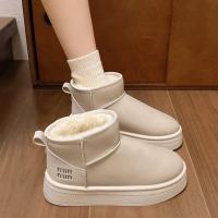 Botas De Nieve Para Mujer Invierno 2025 Edición Coreana De Peluche Alta Calzado Casual Cálido Con Forro De Algodón Grueso - details 3