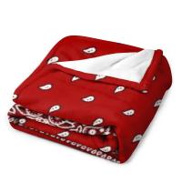 Manta De Tela De Coral Roja Suave Y Fluffy Para Sofá Y Cama Estilo Clásico Antipelusa Portátil Para Todas Las Estaciones - details 3