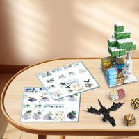 Bloques De Construcción Magnéticos Con Mini Figuras Y Animales Para Niños Y Niñas Tema MC Juguetes Educativos STEM Regalos Para Niños Y Niñas - details 5