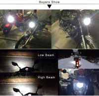Faros De Motocicleta LED Ba20d 6000K H6 Bombilla De Moto Accesorios Para Yamaha Honda Luz De Scooter 12V Venta Individual - details 5