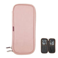 Bolso Plegable Para Maquillaje De Mujer Organizador De Viaje Con Cierre De Cremallera Estuche De Cosméticos Para Herramientas De Belleza Y Accesorios De Limpieza Pouch De PU Fashion - details 4