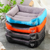 Cama De Invierno Suave Y Cálida Para Perros Y Gatos Grande Mediana Pequeña Resistente Al Agua Con Patrón Cuadrado Colorido Sofá Para Mascotas - details 5
