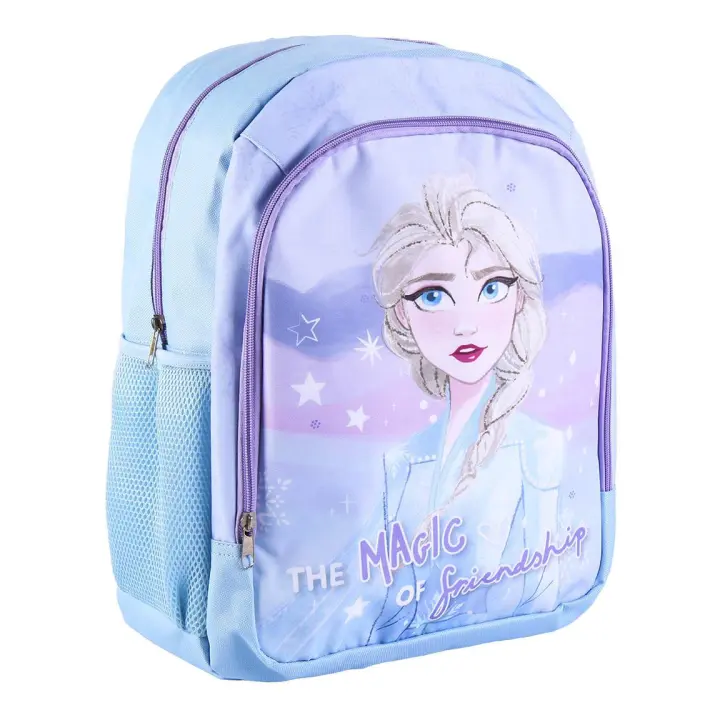 Artesania Cerda Mochila Escolar Elsa Frozen para Niña en Primaria - Regalos Colegio Escolar - Mochilas Escolares Disney 41cm - Comodidad y Estilo - Diseño Encantador de Elsa - 1
