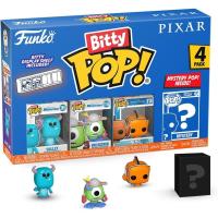 Funko Pack 4 Bitties Bittie  Bitty bittys Funko Pixar Monstruos SA Monsters Inc  Sulley Mike Wazowski Nemo + sorpresa Disney Funko Pop - details 0