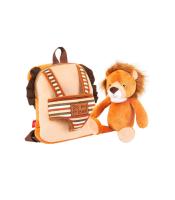 Mochila Peluchilandia León Infantil Reversible - Aventuras Garantizadas - Divertida y práctica para los niños/as pequeños/as - details 1