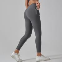 Leggings Para Mujer Con Bolsillos Pantalones De Yoga Para Gimnasio Deporte Fitness De Cintura Alta Control De Abdomen Para Correr Entrenamiento - details 19