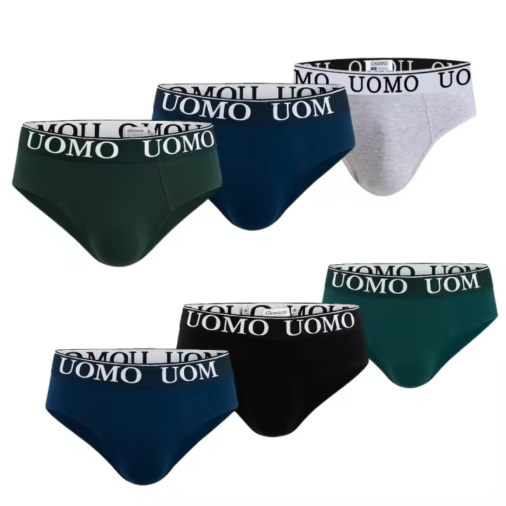 Calzoncillos Hombre Slip, Calzoncillos Slips para Hombre Algodón Cómodos y Suaves, Calzoncillos Slips Hombre Algodón, Pack 12 o 6 Boxer Slip para Hombre Comodidad Transpirable - 1