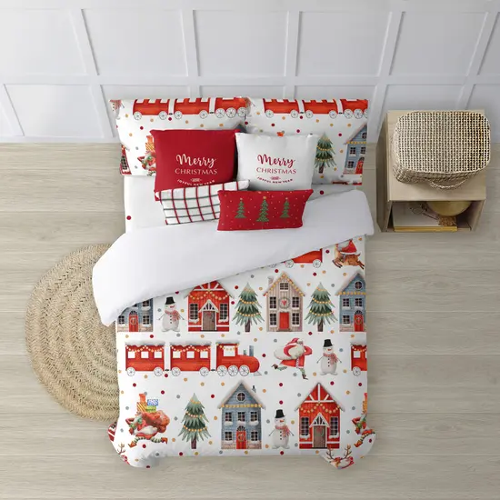BL BELUM - Funda nórdica navidad 50% algodón - 50% poliéster- Funda nórdica con botones Laponia 12 - Funda Nórdica Extrasuave - Funda Nórdica 100% Made in Spain - 1