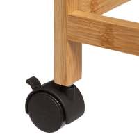 CAMARERA PEQUEÑA BLACKWOOD CON RUEDAS MARCA 5 FIVE - details 0