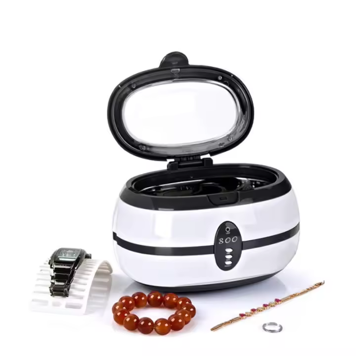 Limpiador Ultrasónico 600Ml Máquina de Lavado de Joyería y Gafas con 35W - 1