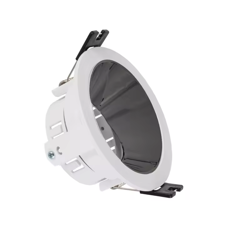Ledkia Aro Downlight Cónico Reflect Excentrico para Bombilla LED GU10/ GU5.3 Corte Ø 75 mm Dorado - 1