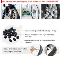 30Pcs Tapones De Válvula De Neumáticos Para Coche Rojos Protección Contra Polvo Accesorio Automotriz Material ABS - details 8