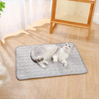 Almohadilla De Hielo Para Mascotas Resistente Al Mordisco Sillón Para Gatos Sofá Para Perros Almohadilla Refrescante De Verano Material De Seda De Hielo - details 4