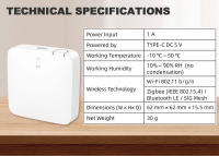 Hub De Control Inteligente Tuya ZigBee/Bluetooth Multi Modo Puente Para Hogar Inteligente Control Remoto Smart Life APP Compatible Con Alexa Google Home - details 6