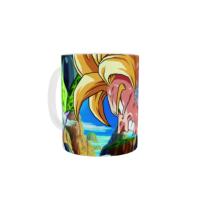 Taza Dragon Ball – Cell vs Guerreros Z | Goku, Gohan, Vegeta Stamina - details 0