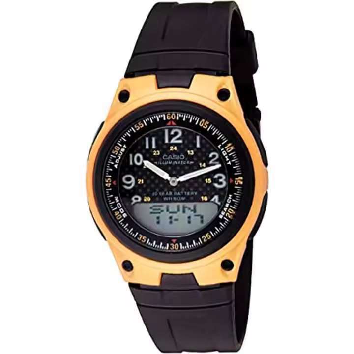 Casio Aw-80-9bvdf  Reloj Para Para Hombre Color Amarillo - 1