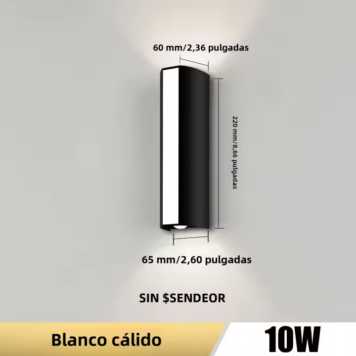 Lámpara De Pared LED 10W AC85-265V Para Jardín Iluminación Exterior Decorativa Para Patio Corredor Sin Certificación Origen China - 1