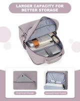 Mochila Para Mujer Versátil Estudiantil Casual Impermeable De Gran Capacidad Con Compartment Para Laptop Bolsa De Viaje - details 0