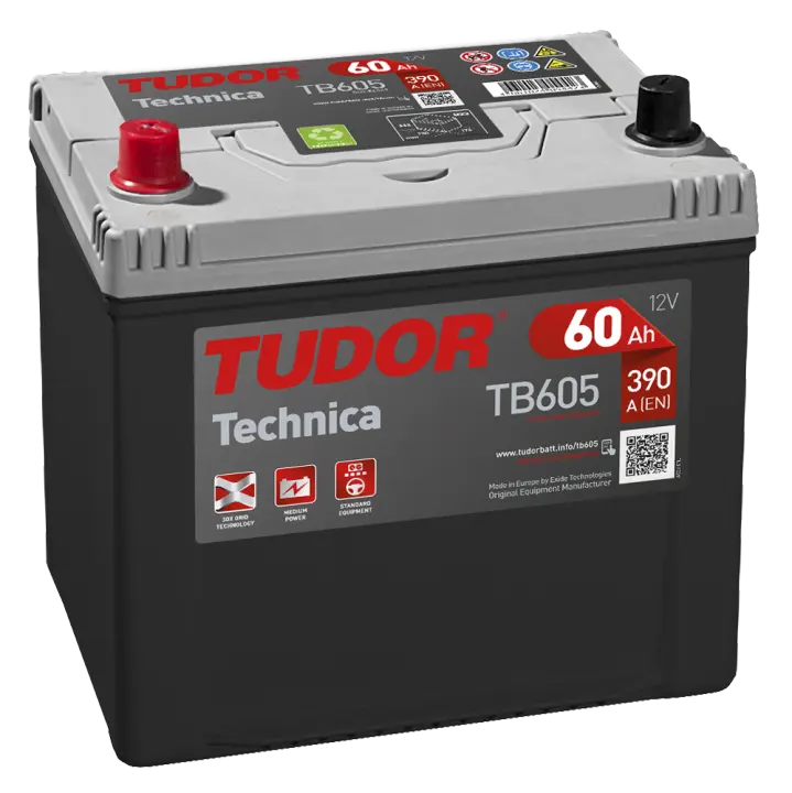 Batería Tudor TB605 60.1 D23R - Alta Calidad - 1