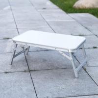 Mesa Plegable De Aluminio La Bolata Para Ordenador, Picnic Y Acampada 50x30x21 Cm (Blanco) - details 1
