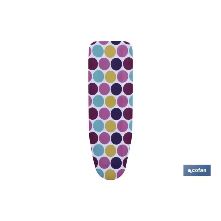 Funda acolchada para tabla de planchar 135x53 circulos - 1