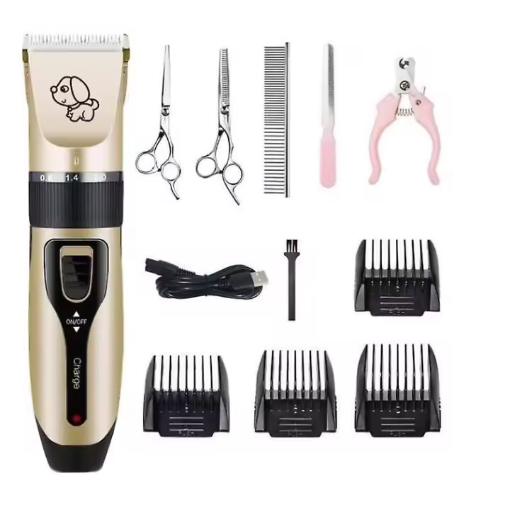 ZVD Kit de Recortador de Pelo de Mascota Eléctrico Suministros para Mascotas Cortadores Eléctricos - 1
