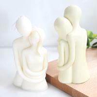 Molde De Vela De Silicona 3D Pareja Romántica Dulce Para Aromaterapia Y Arte De Grabado Decoración De Hogar Regalo De Boda Forma De Figura Humana Tamaño 12.5*7cm - details 6
