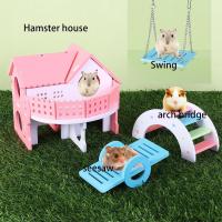 Juego De Juguetes Para Hamsters Con Casa De Madera Arcoíris Peso De La Caja 1 Pieza Juguetes Para Mascotas Pequeñas Como Hamsters Y Gerbils - details 1
