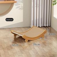 Silla De Descanso Para Gato Extra Grande Nido De Mascota Cama De Sisal Para Gatos Que No Descarta Polvo Tres Rondas De Pecho Madera Sofá Para Gatos - details 9