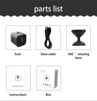 Cámara Mini IP 1080P HD Wireless WiFi Con Detección De Movimiento Cámara Inteligente Para Seguridad Infantil En El Hogar - details 12