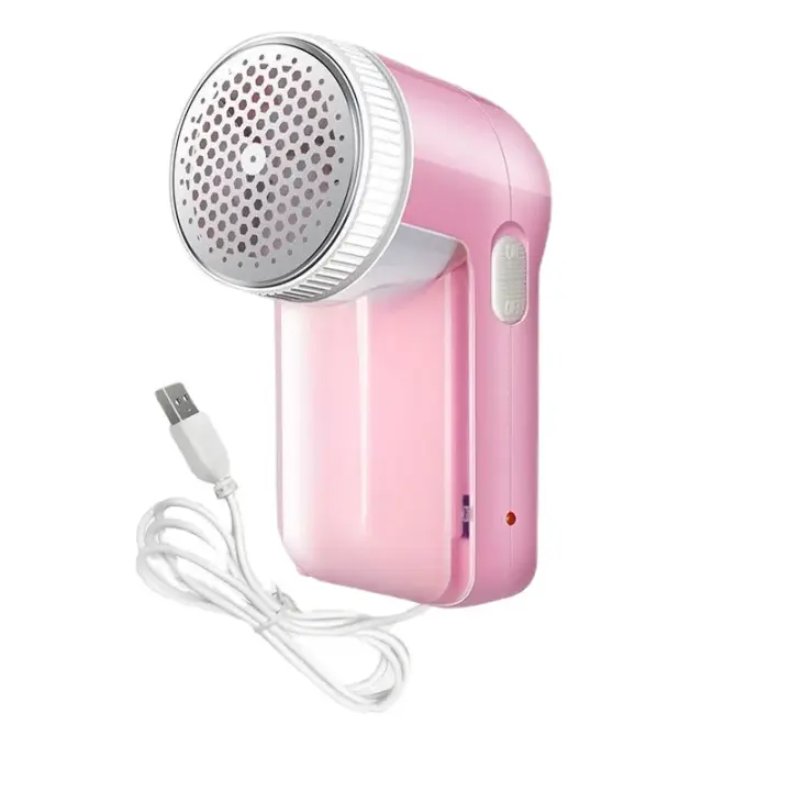 Quita Pelo Eléctrico Portátil Para Ropa Limpiador De Telas USB Pelusas De Suéter Y Ropa Herramienta De Limpieza De Pelusa Para Ropa Color Rosa - 1