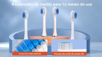 Cepillo De Dientes Eléctrico IPX7 Impermeable Con Cabeza De Limpieza High Frequency USB Recargable 6 Modos De Limpieza Para Blanqueamiento Y Masaje De Dientes - details 6