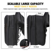 Bolsa De Motocicleta En Fibra De Carbono Negro 35L EVA Bolsa De Espalda Para Bicicleta Eléctrica Bolsa De Casco Viaje Fanny Pack Hip Bag - details 19