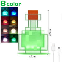 Lámpara LED De Bottella De Poción Cambia Entre 8 Colores Luz Nocturna Recargable Regalo Para Niños Decoración De Mesa Para Dormitorio - details 5