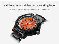 Reloj Militar Deportivo Addies Para Hombres Con Calendario Y Luz Tubería 50m Resistente Al Agua Correa De Nylon Bisel Giratorio Movimiento Cuarzo - details 24