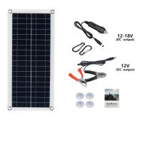 Panel Solar De 1000W 12V Con Controlador 10A-100A Kit De Placa Solar Para Teléfono RV Coche Caravana Camping Externo Batería Material De Silicio Polícrata - details 1